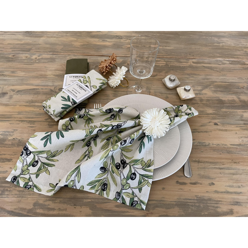SERVIETTES DE TABLE x2
